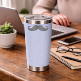 White Thermal Metal Coffee Cup