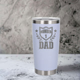 White Thermal Metal Coffee Cup