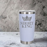 White Thermal Metal Coffee Cup
