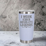 White Thermal Metal Coffee Cup