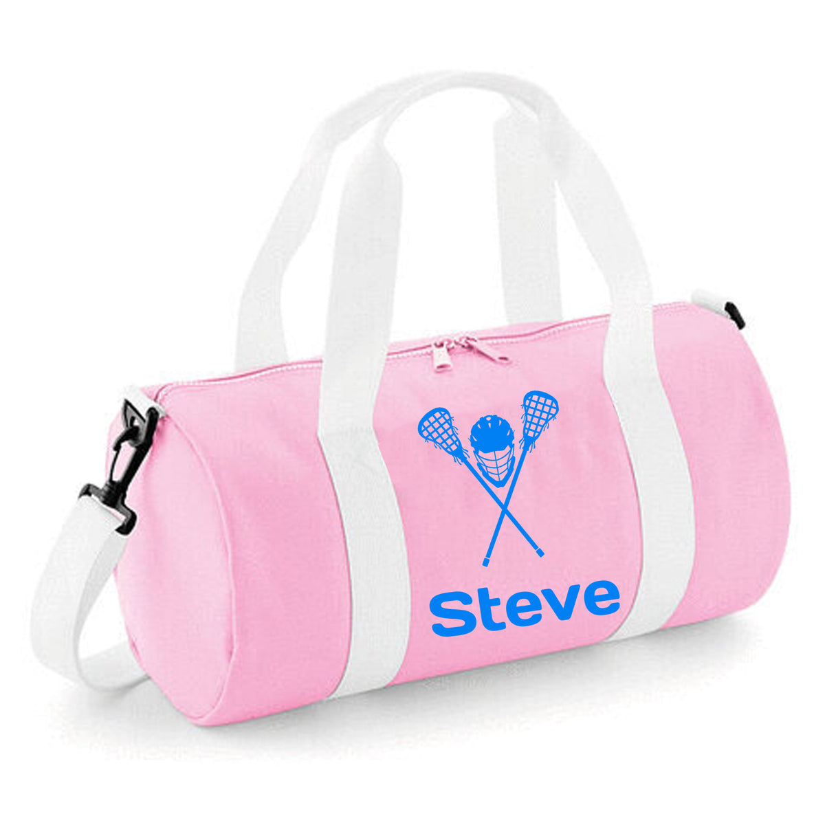 Personalised Lacrosse Barrel Bag | Kids Sports Holdall with Name