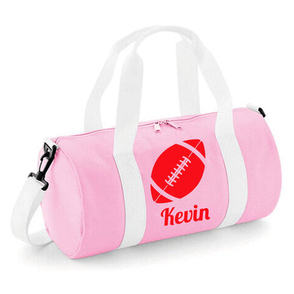 Personalised Rugby Ball Barrel Bag 12L - With Logo & Name