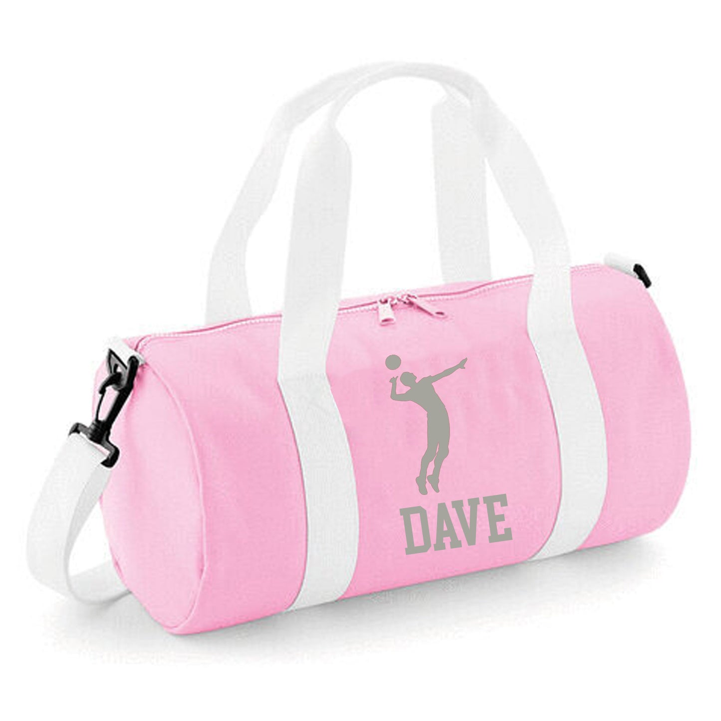 Personalised Volleyball Barrel Bag, Kids Sports Bag with Name
