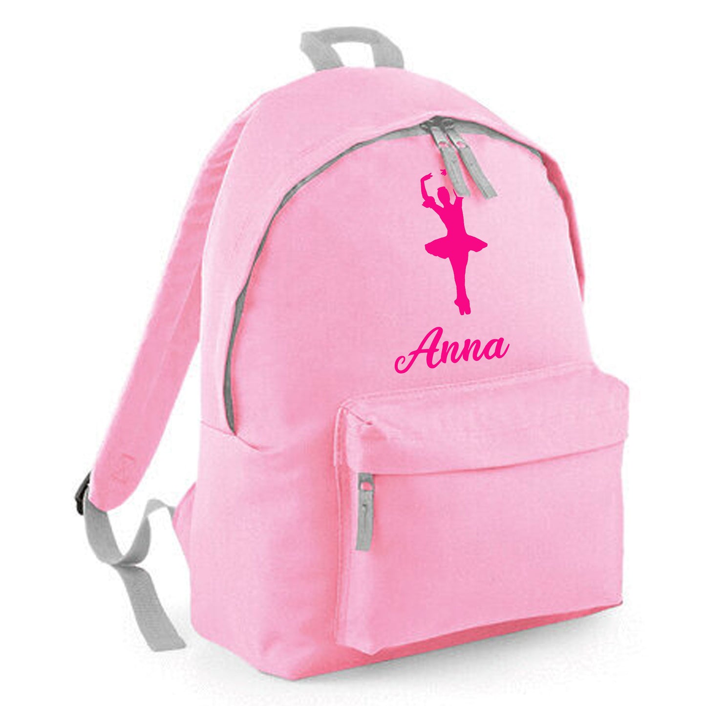 Personalised Ballerina Backpack, Dance Bag Rucksack with Name