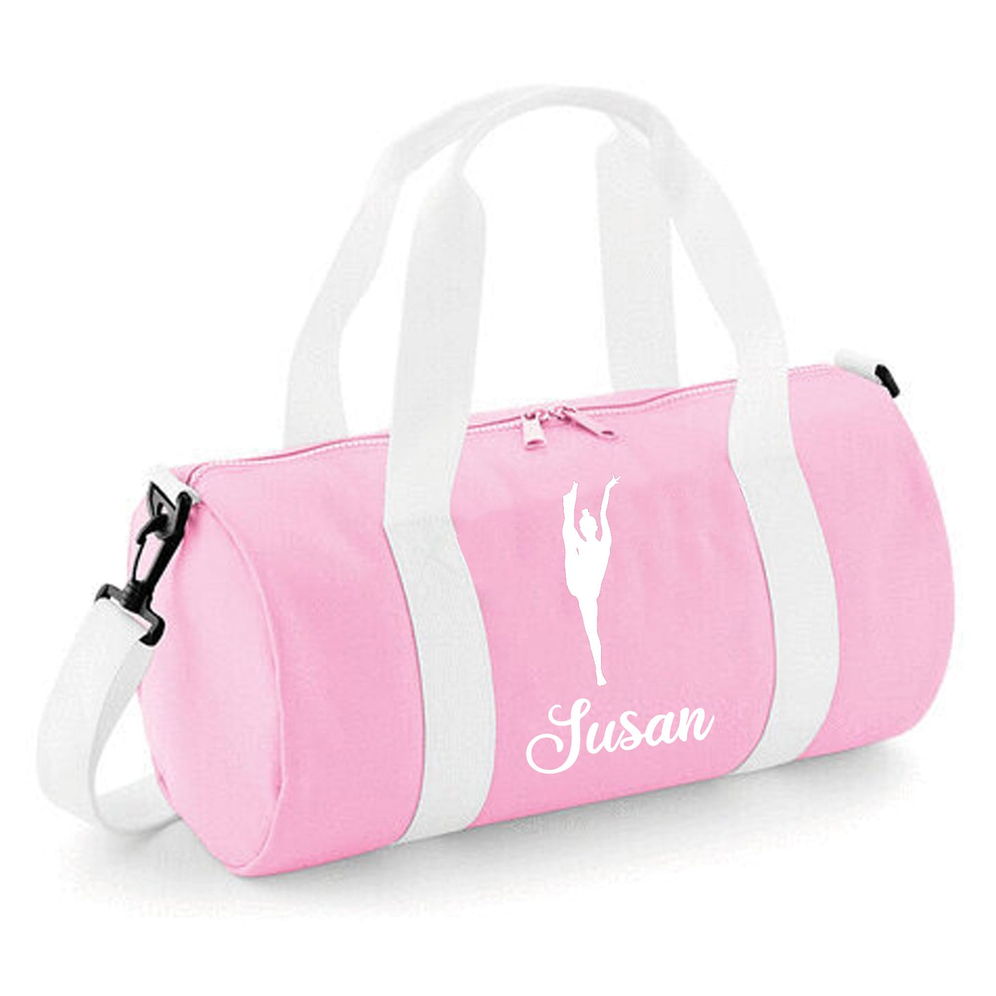 Personalised Gymnastic Barrel Bag 12L 'Y' With Name