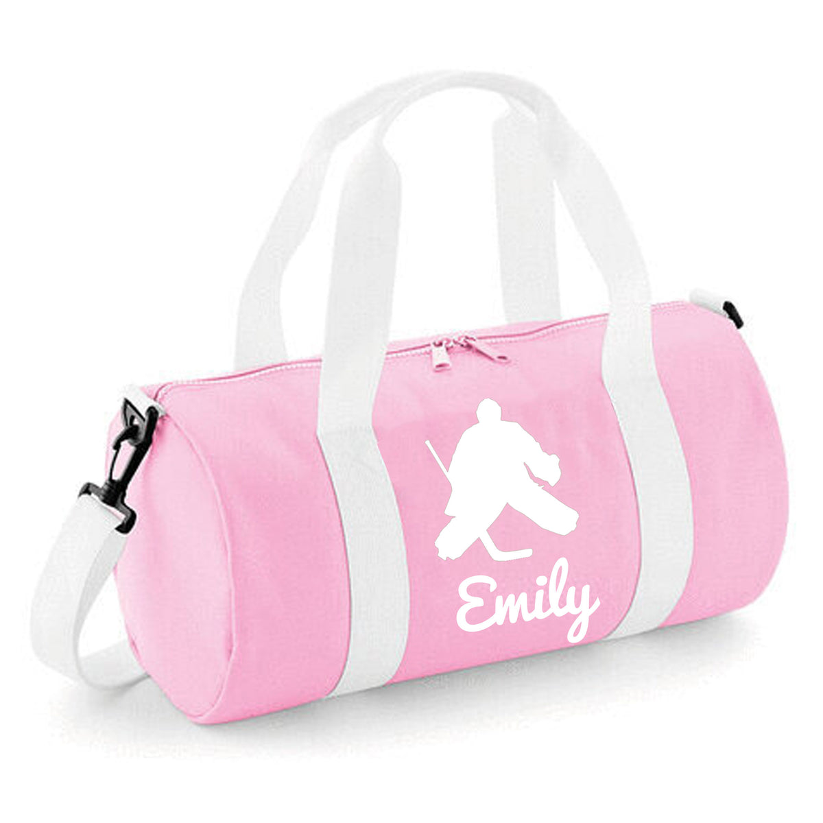 Personalised Ice Hockey Barrel Bag | Kids Sports Holdall with Name