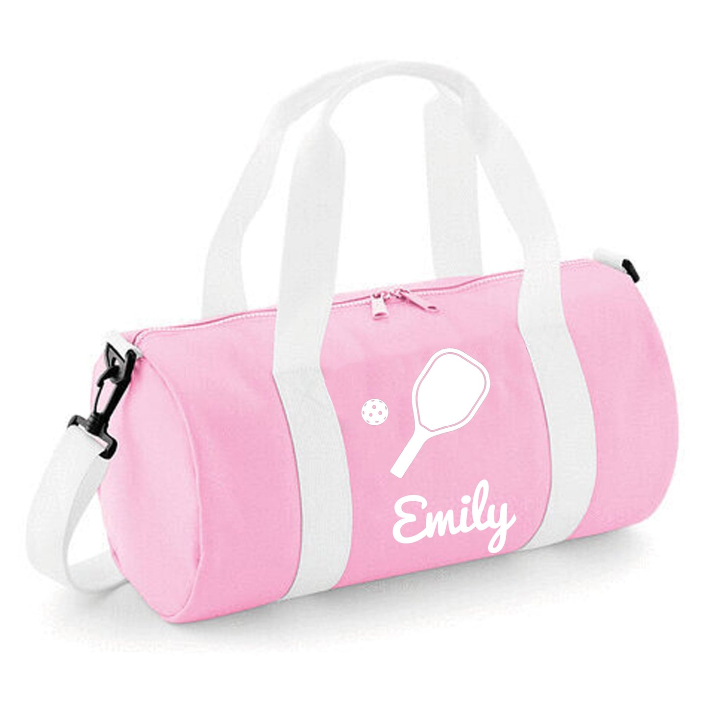 Personalised Pickleball Design Barrel Bag, Kids Durable Holdall