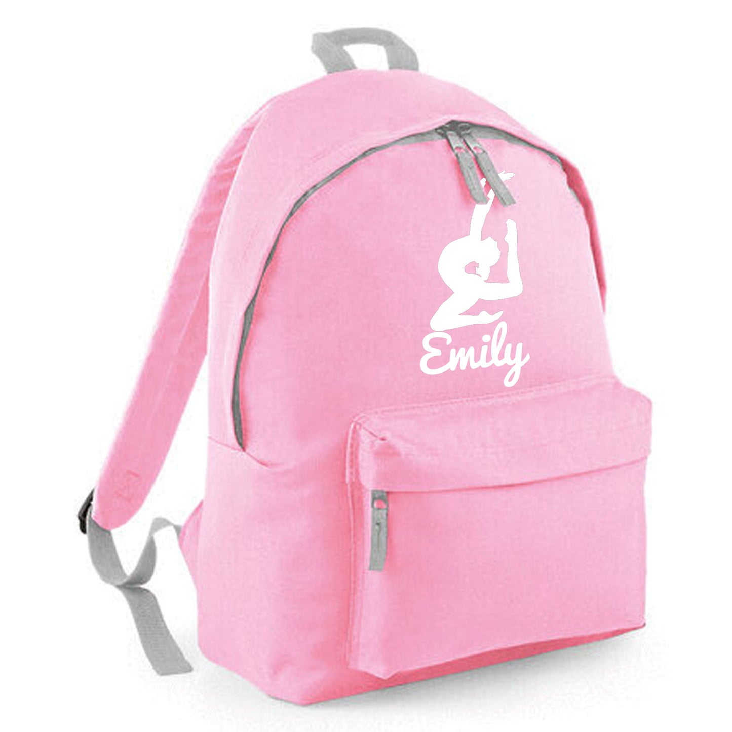 Personalised Gymnast Stretching Design Rucksack Bag with Childs Name