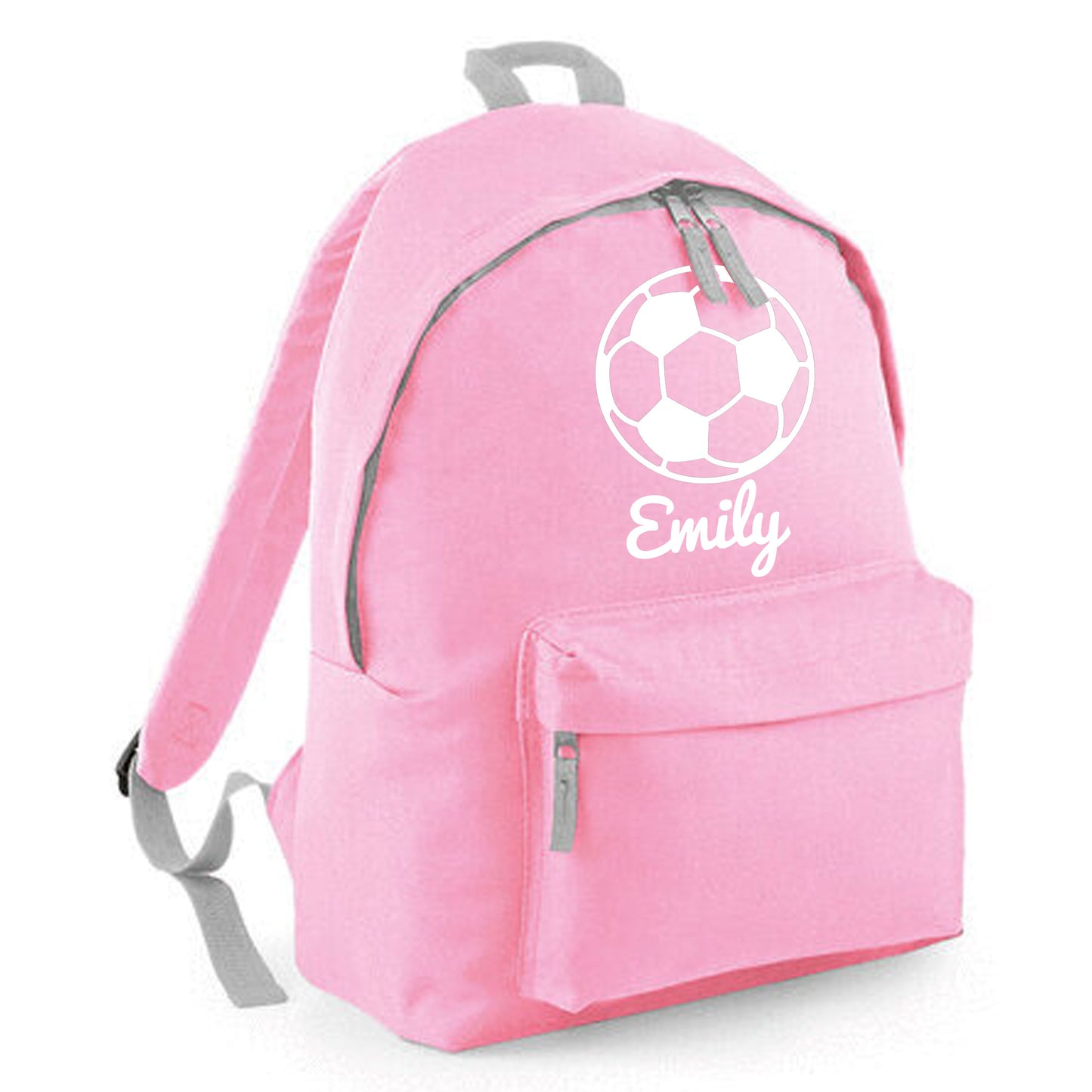 Personalised Football Ball Design Backpack, Kids Rucksack with Name