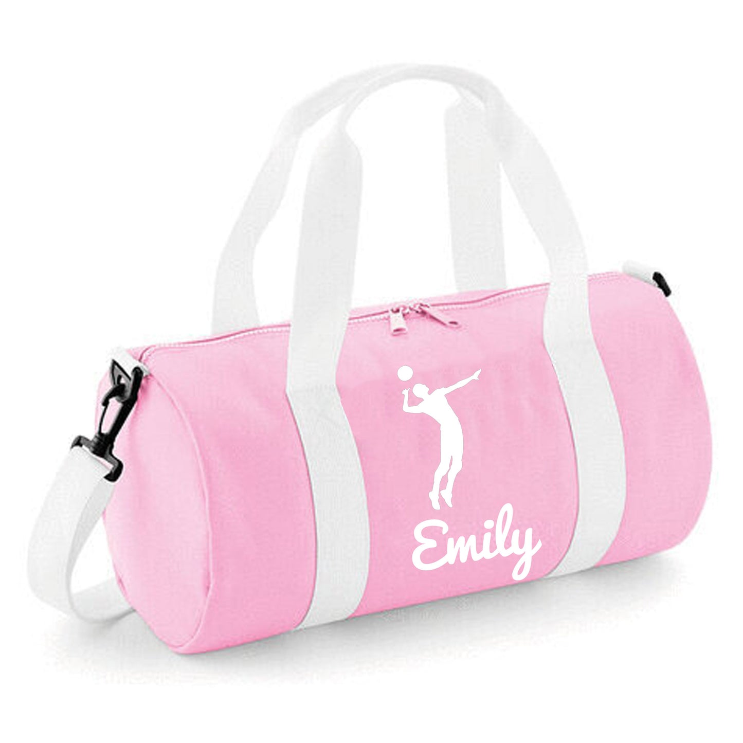 Personalised Volleyball Barrel Bag, Kids Sports Bag with Name