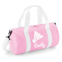 Personalised Badminton Barrel Bag | Kids Sports Holdall with Name