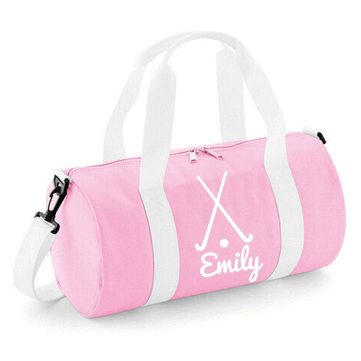 Personalised Hockey Sticks Barrel Bag | Kids Sports Holdall with Name