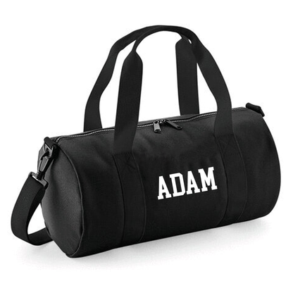 Personalised Name Design Barrel Bag ideal Sports Bag for Kids
