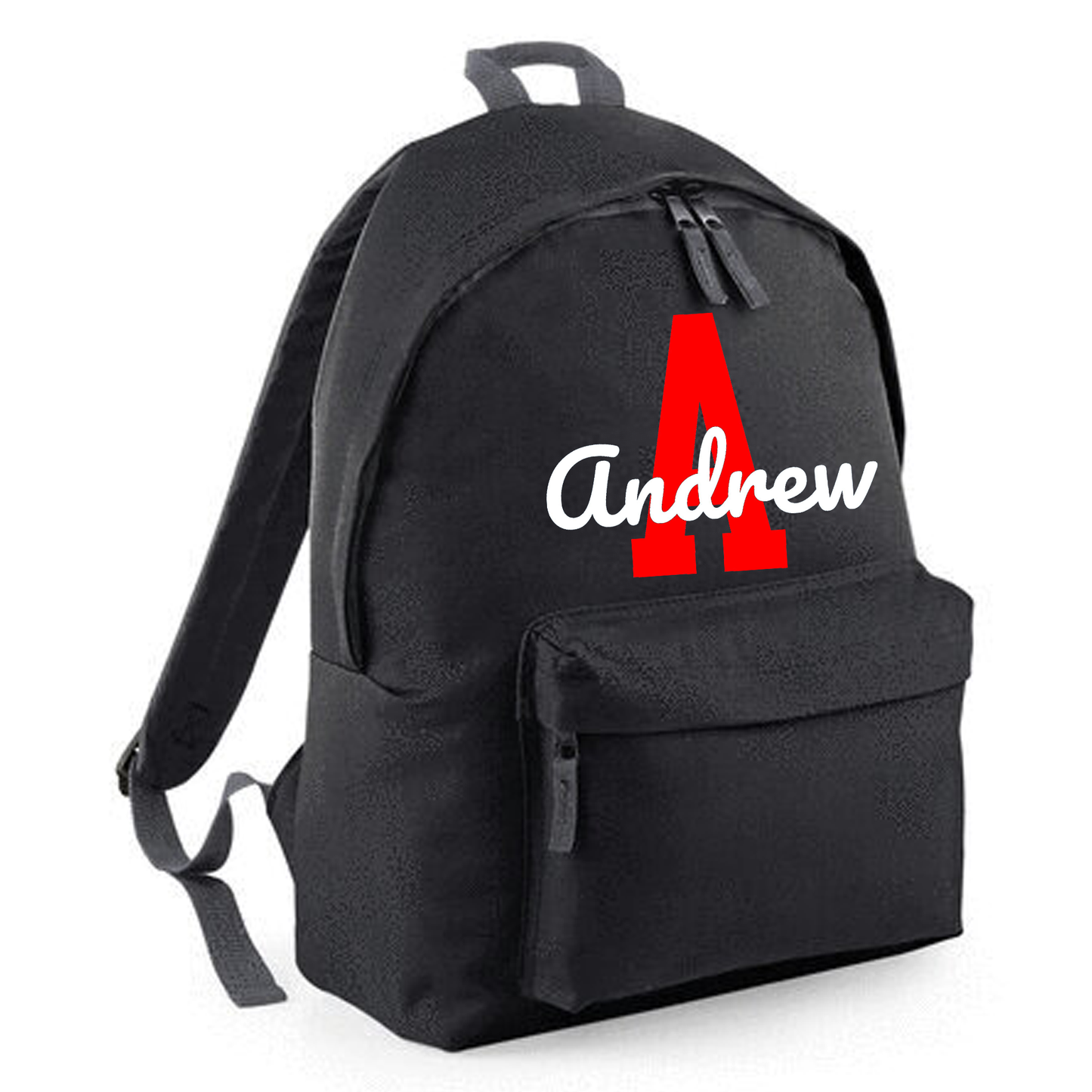 Personalised Name & Initial Backpack, Kids Rucksack with Name & Design