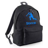 Personalised Cricket Backpack | Kids School Bag with Name