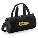 Personalised Football Boot Barrel Bag | Kids Sports Holdall with Name