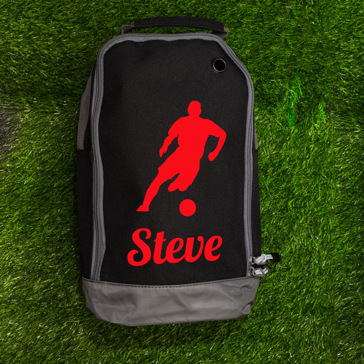 Football Boot Bag or Shoe Bag – Personalised with Name | Footballer Design