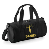 Personalised Gymnast Rings Barrel Bag | Kids Sports Holdall with Name