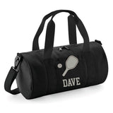 Personalised Pickleball Barrel Bag | Kids Sports Holdall with Name
