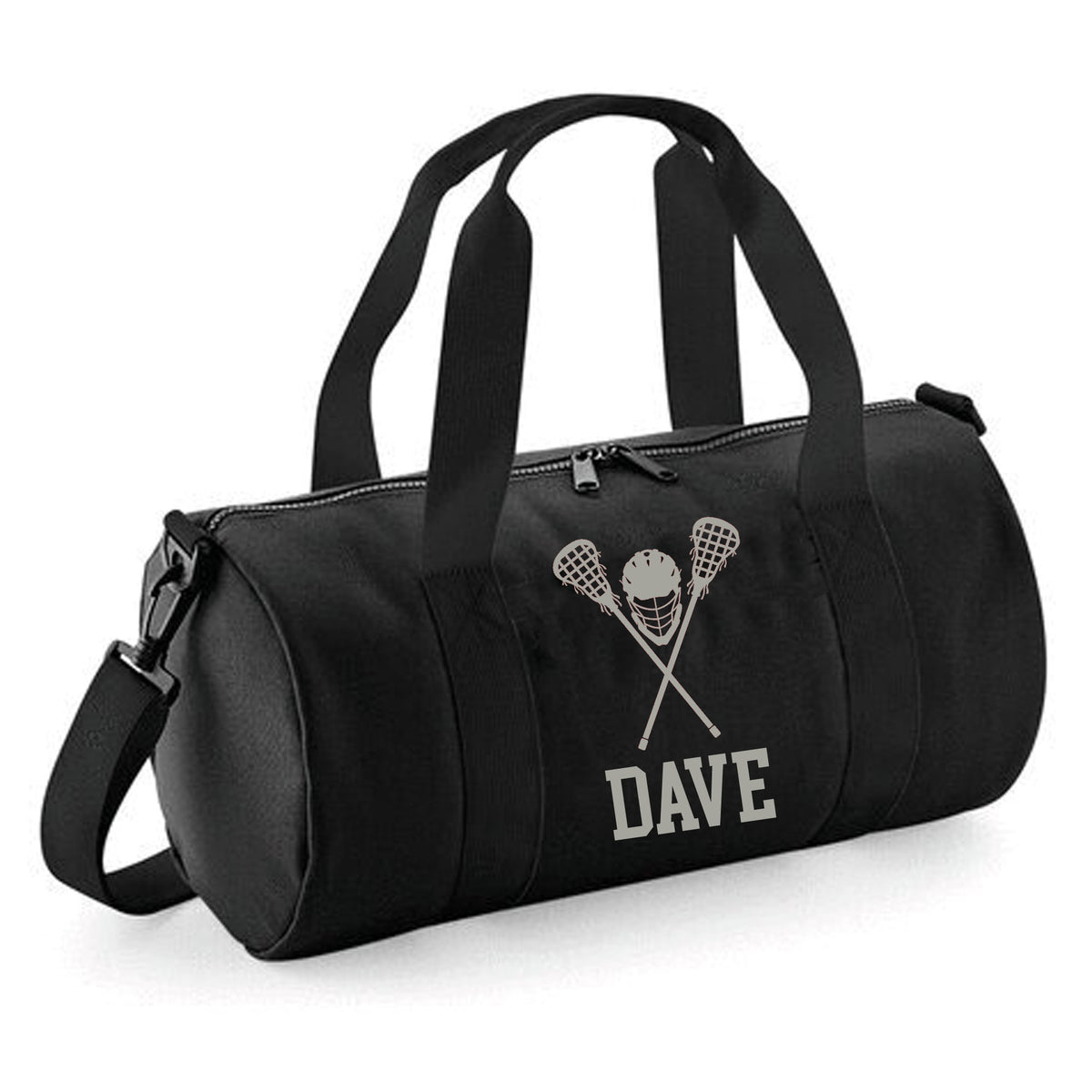 Personalised Lacrosse Barrel Bag | Kids Sports Holdall with Name