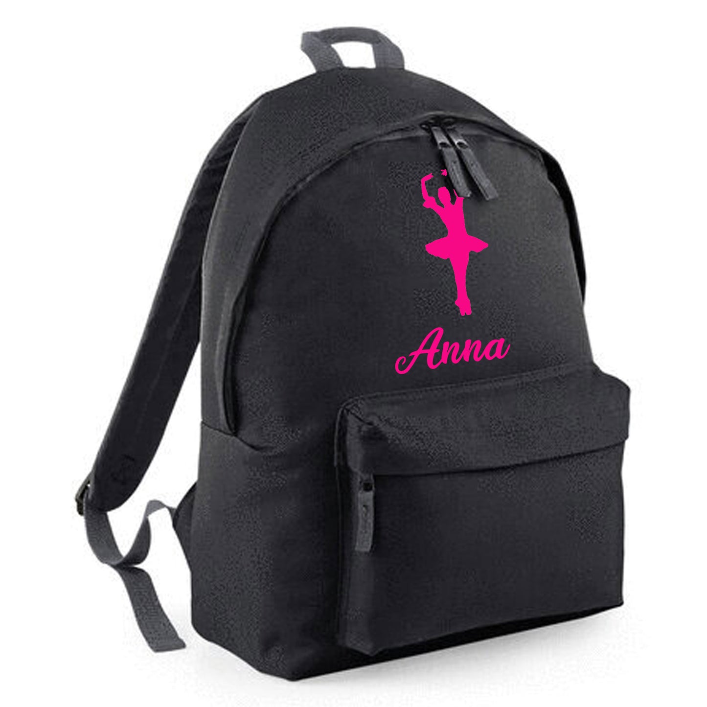 Personalised Ballerina Backpack, Dance Bag Rucksack with Name
