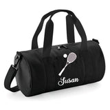 Personalised Squash Bag | Kids Barrel Holdall with Name