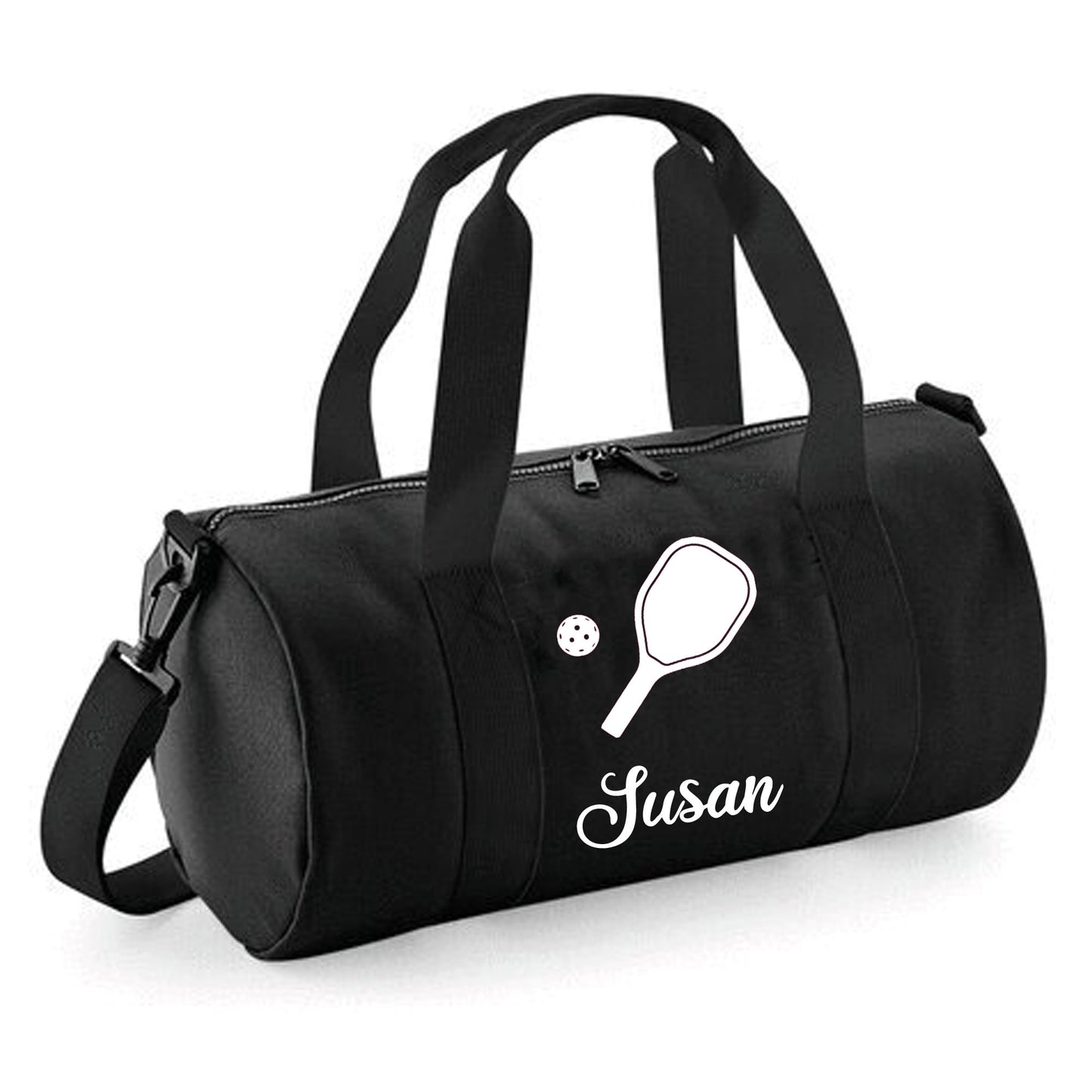 Personalised Pickleball Design Barrel Bag, Kids Durable Holdall