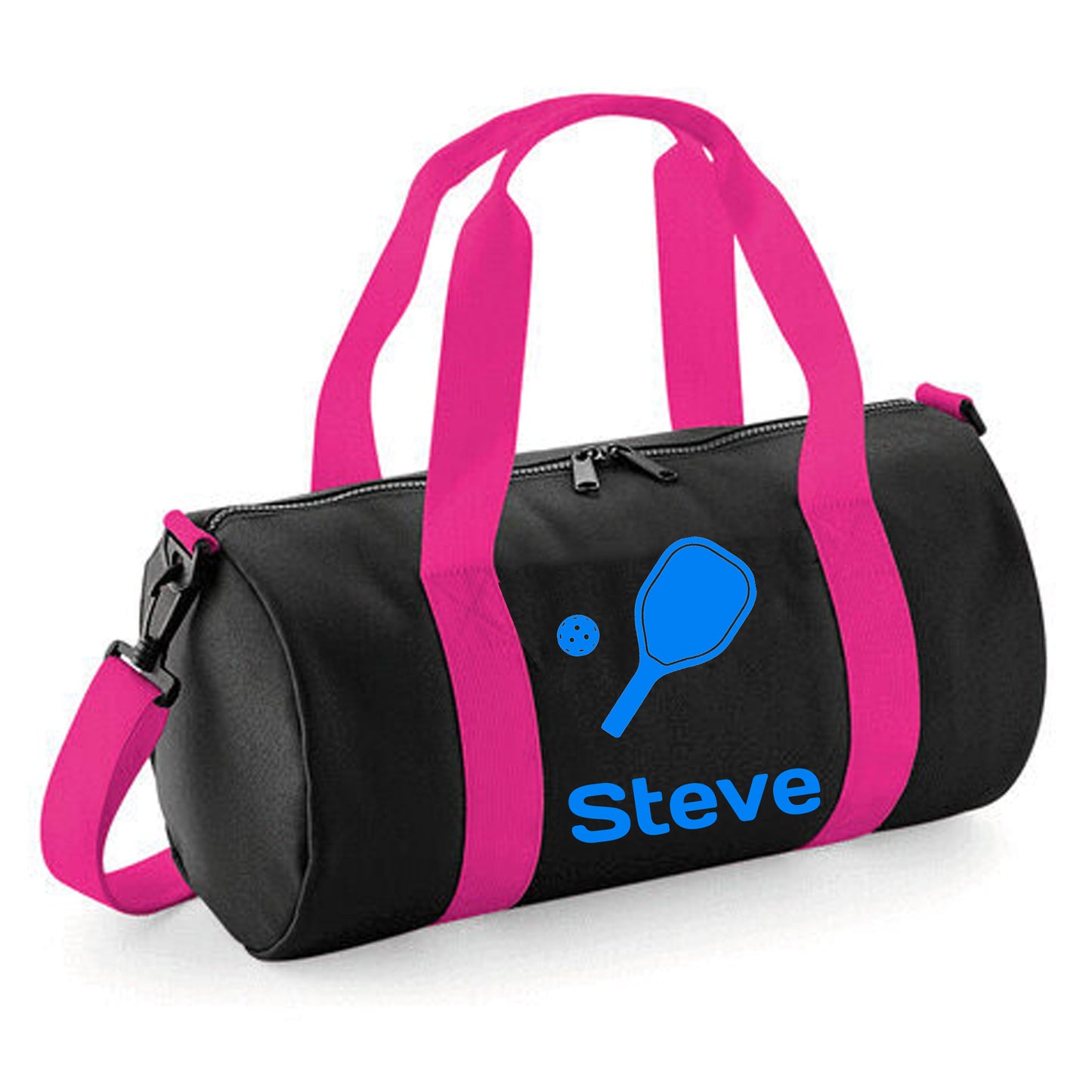 Personalised Pickleball Design Barrel Bag, Kids Durable Holdall