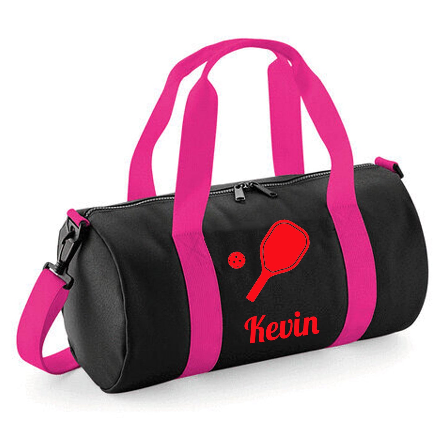 Personalised Pickleball Design Barrel Bag, Kids Durable Holdall