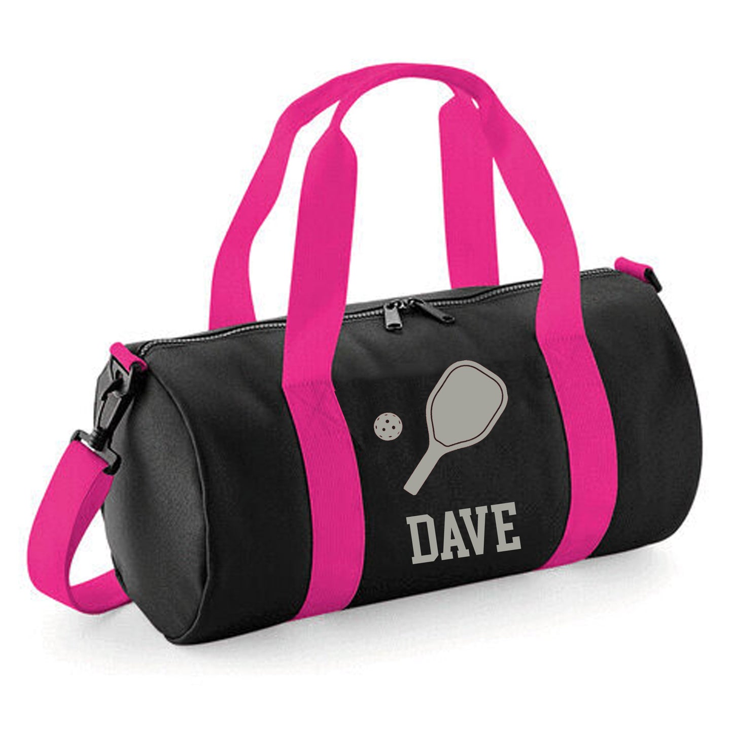 Personalised Pickleball Design Barrel Bag, Kids Durable Holdall