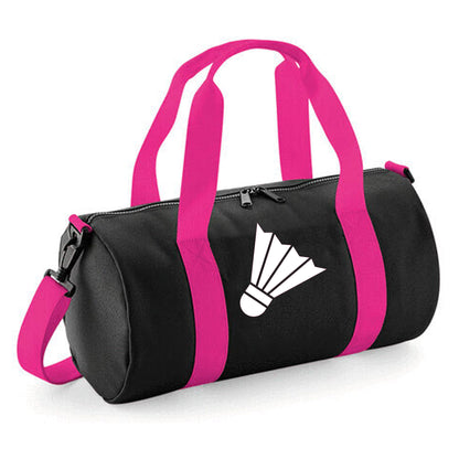 Personalised Badminton Barrel Bag, 12L - Stylish & Durable Holdall
