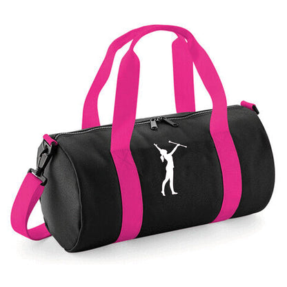 Personalised Baton Twirl Barrel Bag - Lightweight Holdall for Kid