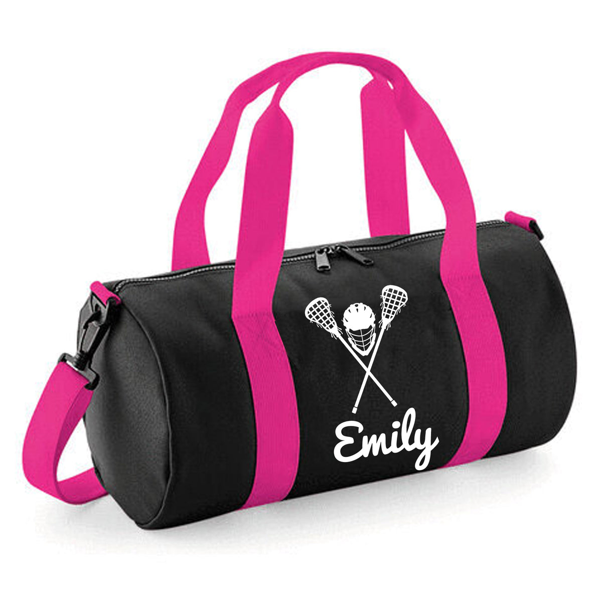 Personalised Lacrosse Barrel Bag | Kids Sports Holdall with Name
