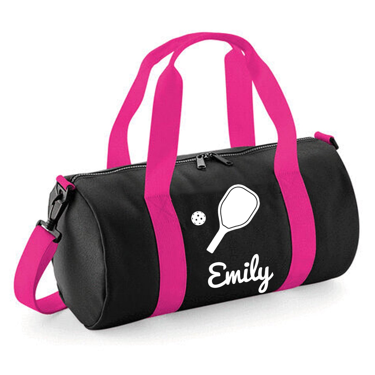 Personalised Pickleball Design Barrel Bag, Kids Durable Holdall