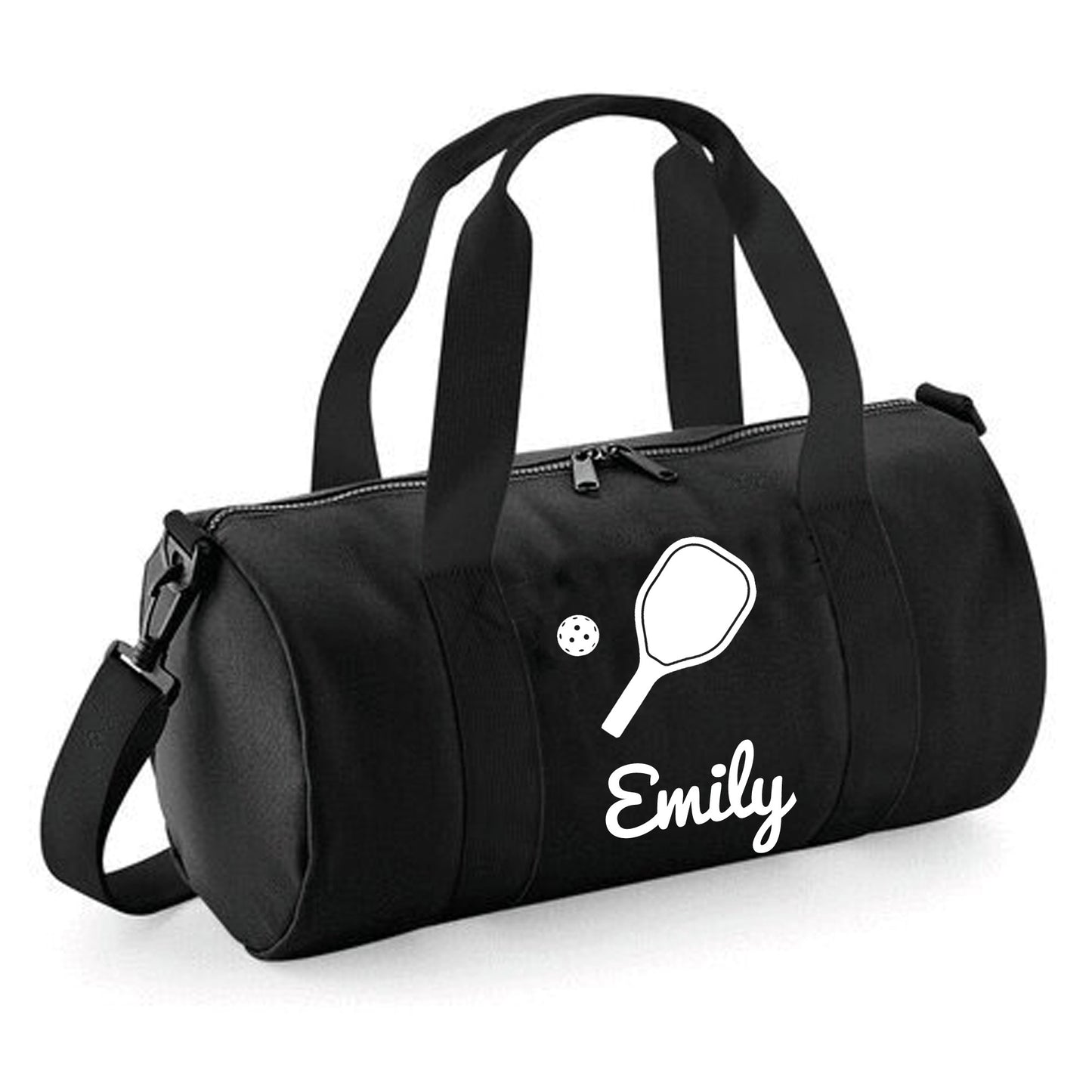 Personalised Pickleball Design Barrel Bag, Kids Durable Holdall