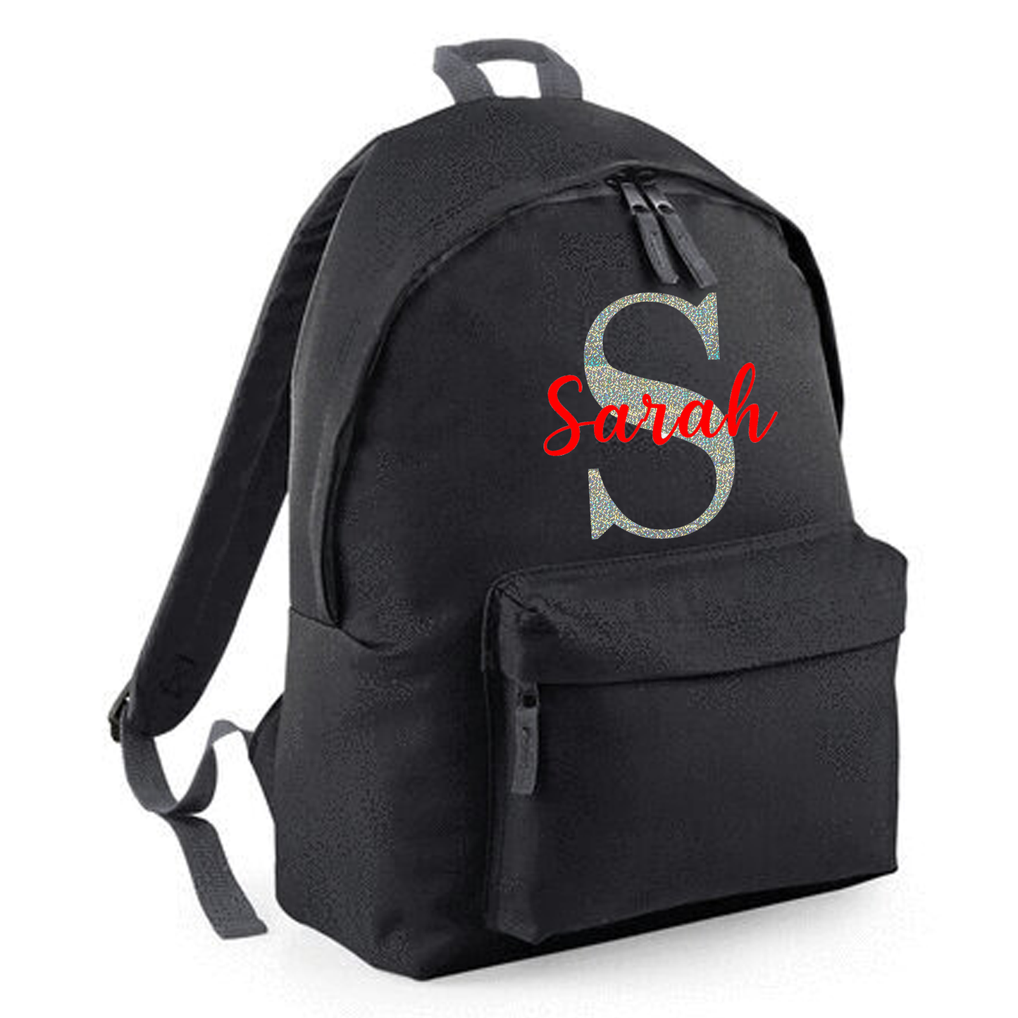 Personalised Name & Initial Backpack, Kids Rucksack with Name & Design