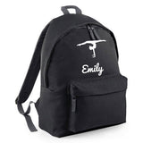Personalised Gymnast Backpack | Kids School Bag with Name