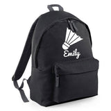 Personalised Badminton Backpack | Kids School Bag with Name