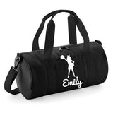Personalised Cheerleader Barrel Bag | Kids Sports Holdall with Name