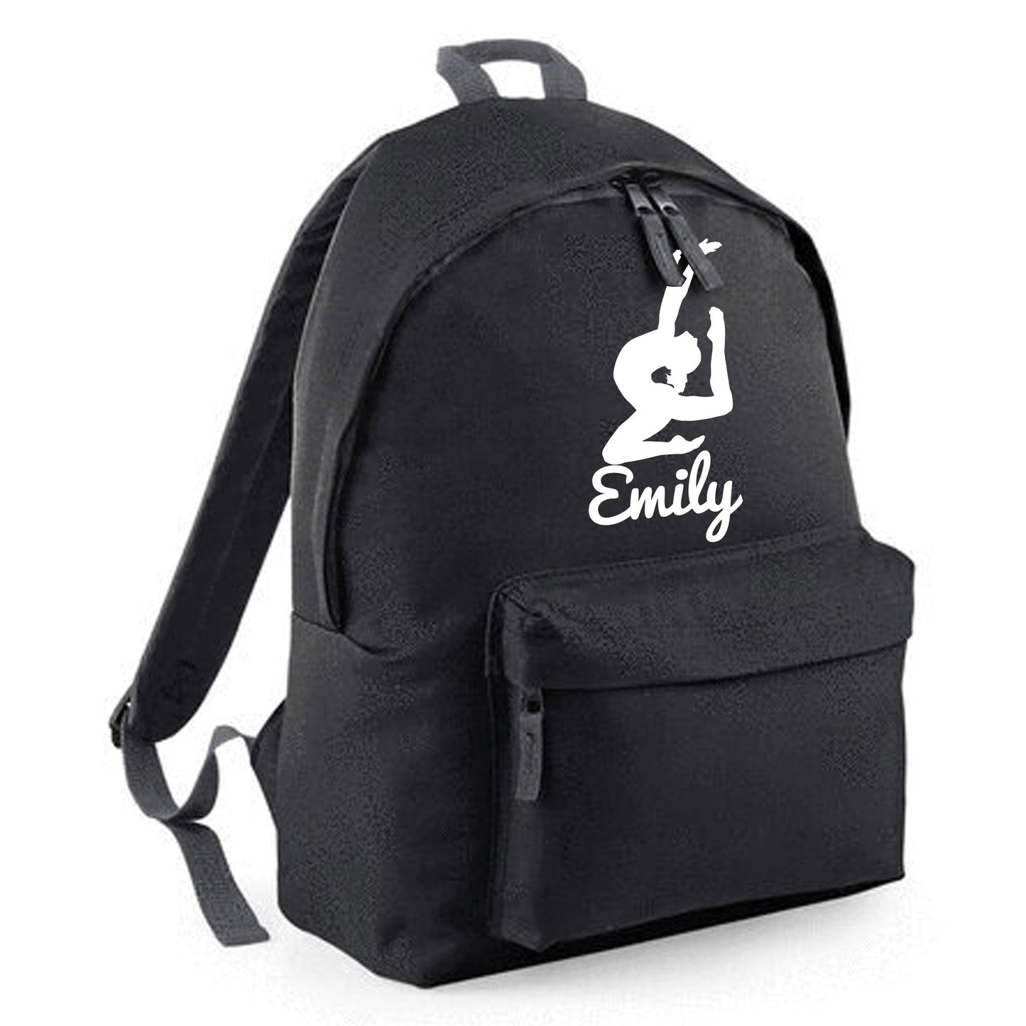 Personalised Gymnast Stretching Design Rucksack Bag with Childs Name