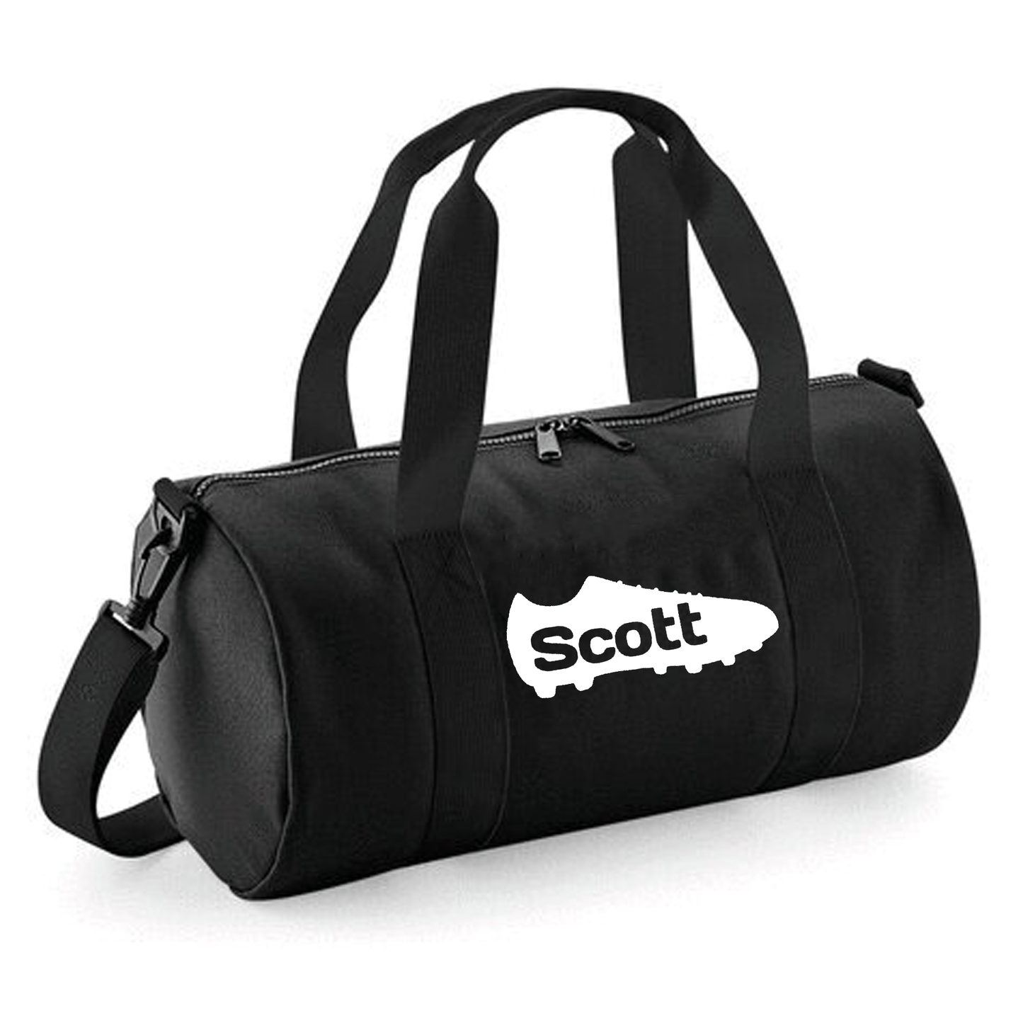 Personalised Football Boot Barrel Bag - Lightweight Holdall for Kid