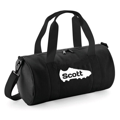 Personalised Football Boot Barrel Bag - Lightweight Holdall for Kid