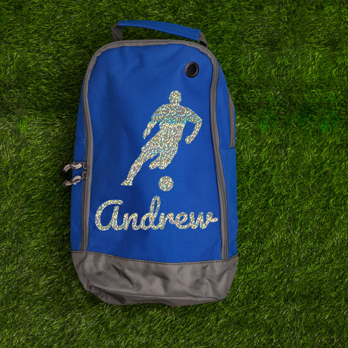 Football Boot Bag or Shoe Bag – Personalised with Name | Footballer Design
