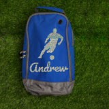 Football Boot Bag or Shoe Bag – Personalised with Name | Footballer Design