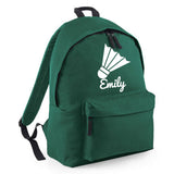 Personalised Badminton Backpack | Kids School Bag with Name
