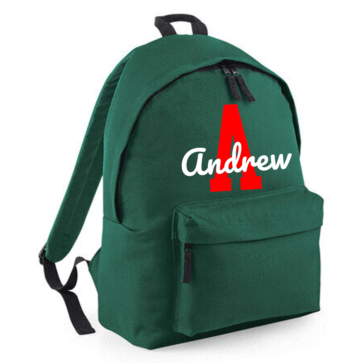 Personalised Name & Initial Backpack, Kids Rucksack with Name & Design