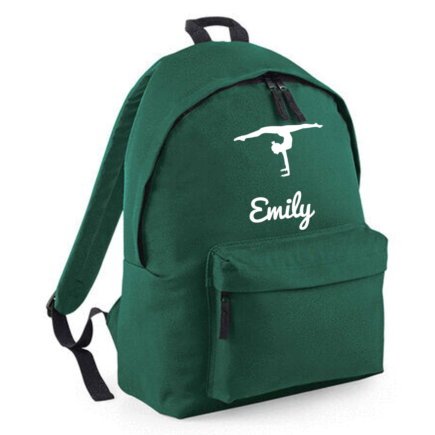 Personalised Gymnast Handstand Design Backpack Bag with Kids Name