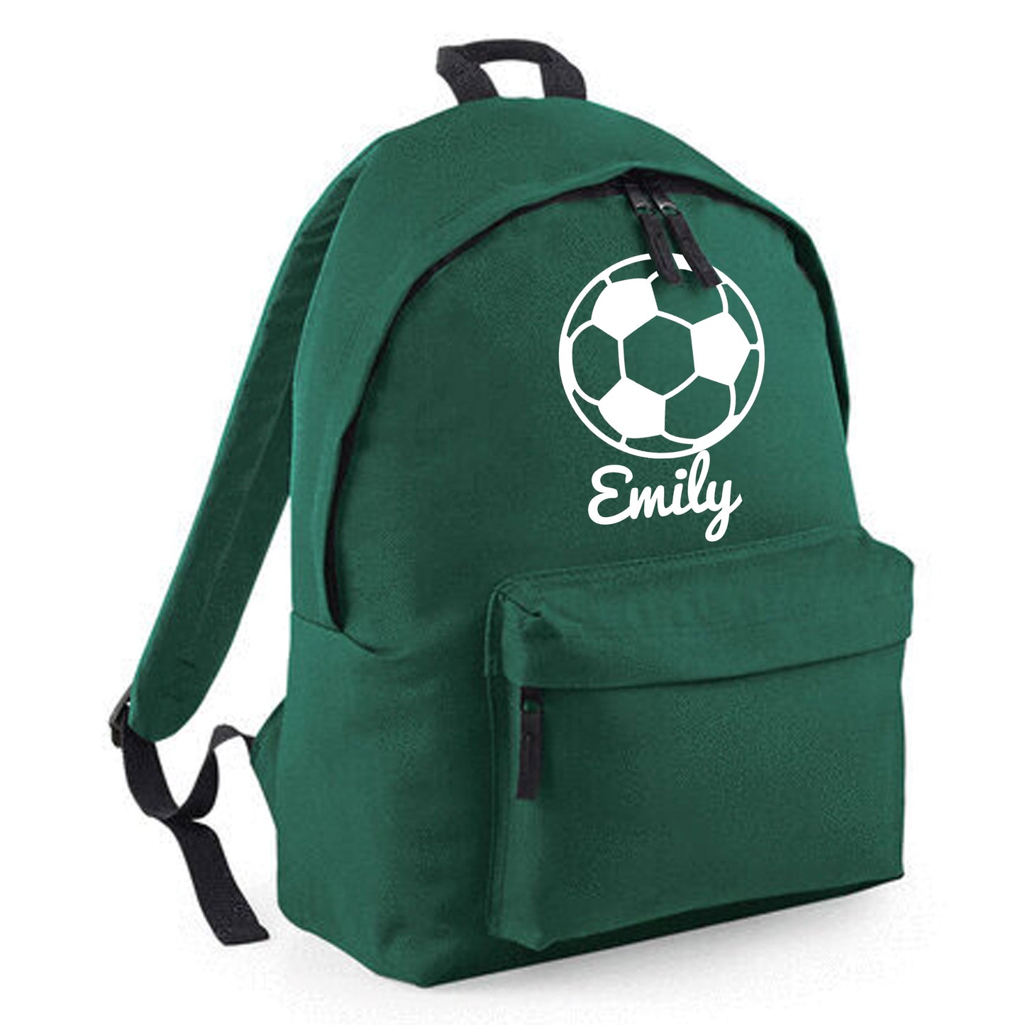 Personalised Football Ball Design Backpack, Kids Rucksack with Name