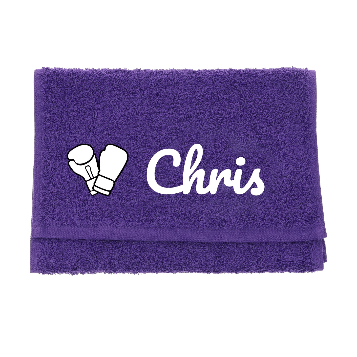 Personalised Embroidered Boxing Towel  - Always Looking Good -   