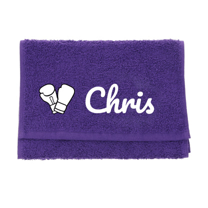 Personalised Embroidered Boxing Towel  - Always Looking Good -   